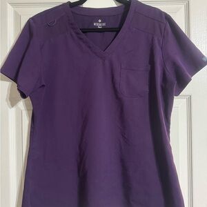 Medcouture scrub set. Large/ tall. Color- eggplant